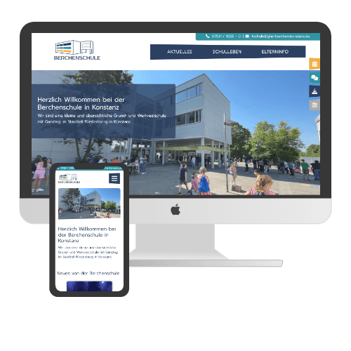 Neugestaltung Schulhomepage und Corporate Design