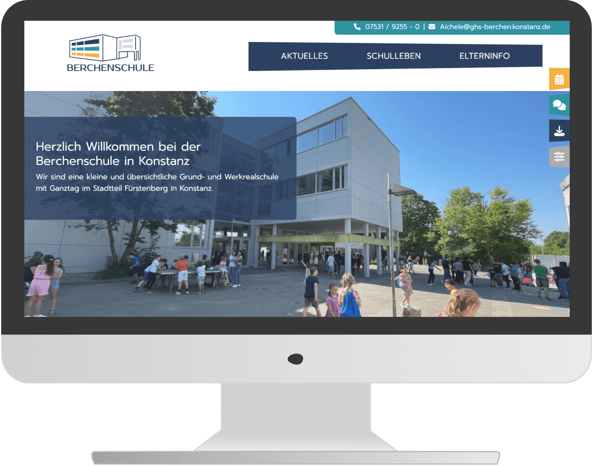 Berchenschule Konstanz Webseite